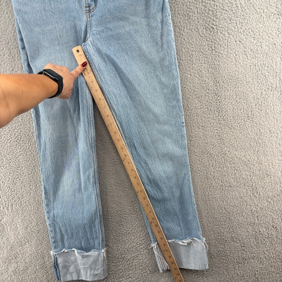 Abercrombie & Fitch The ’90s Straight Ultra High Rise Curve Love Jeans 26/2 LONG - Picture 7 of 12